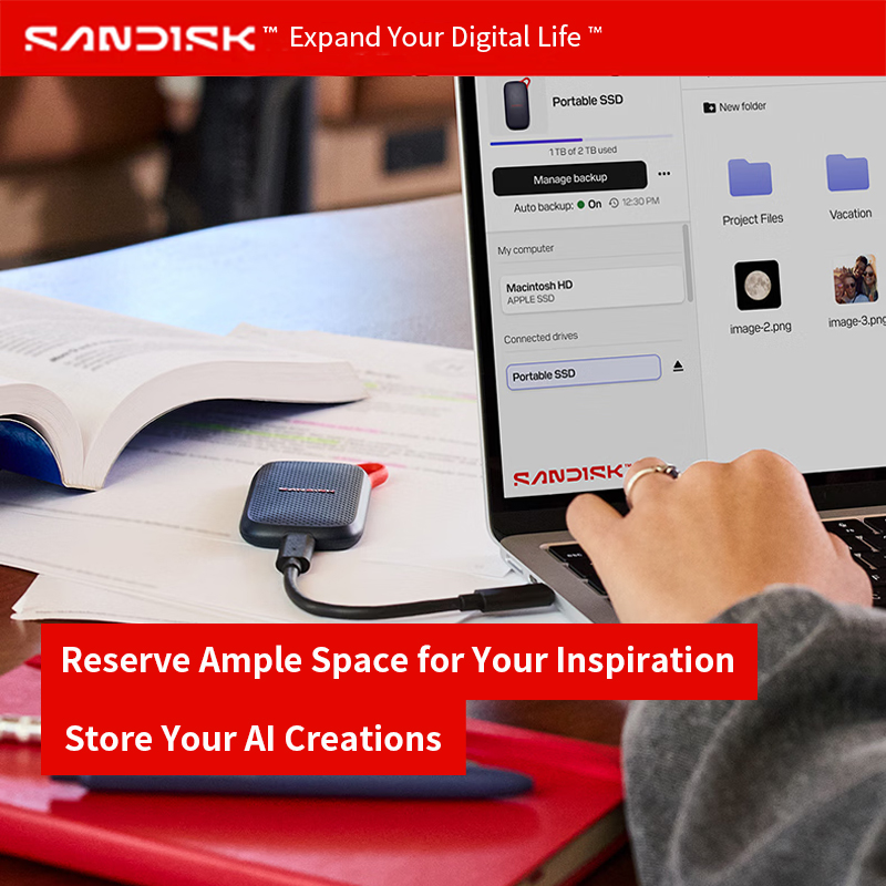 Ssd 500Gb - Original SANDISK Portable SSD Solid State