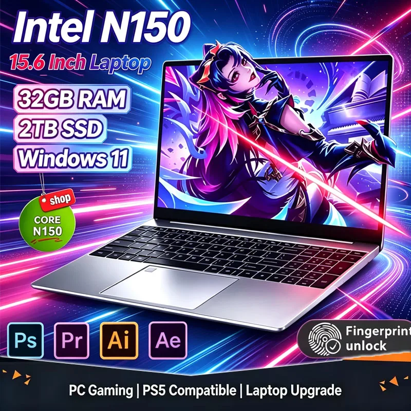 2026 New 15.6' Intel N150 Wind - Ssd 2Tb ulasan dan harga