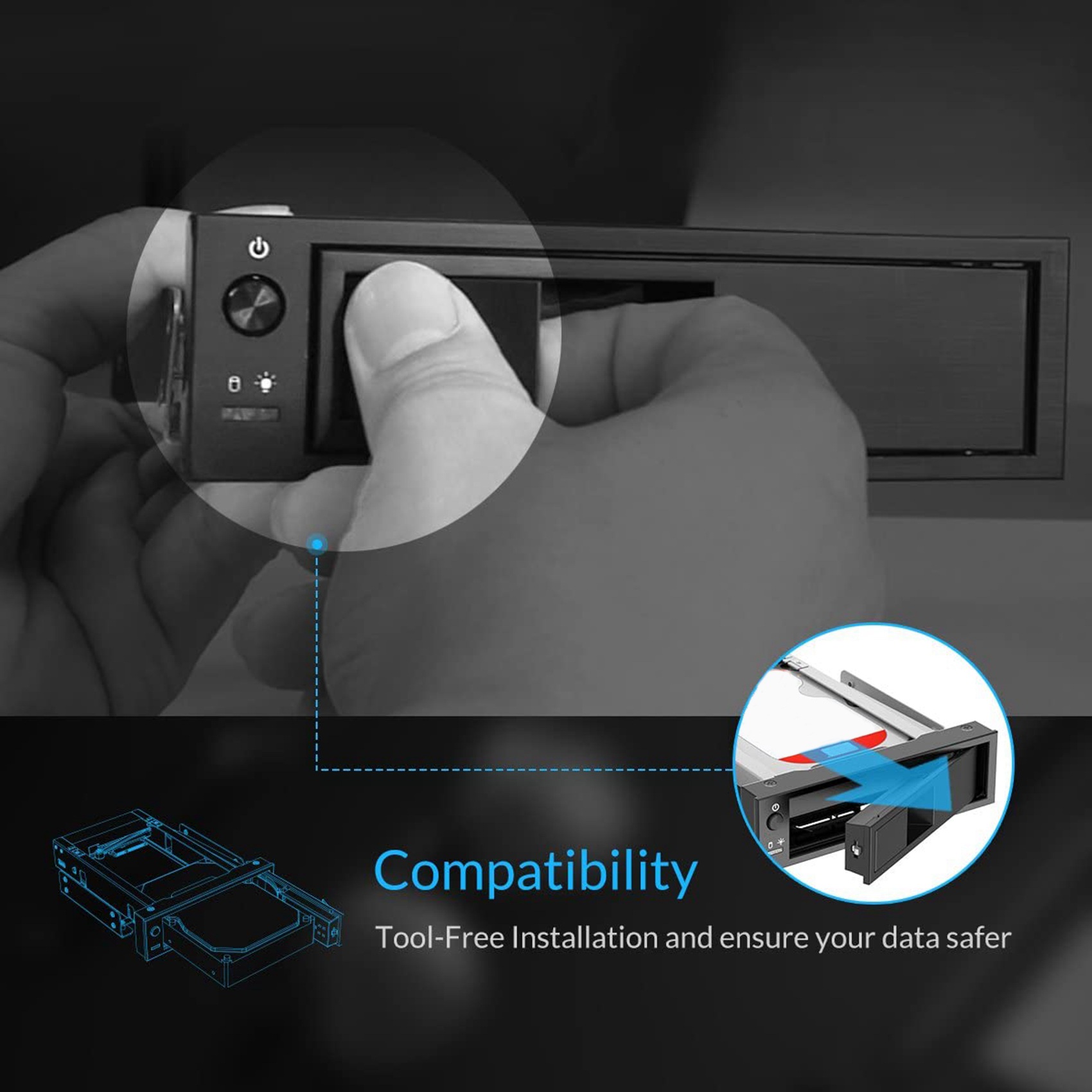 【DT56】1106SS 5.25 Trayless Hot - Ssd Hard Drive ulasan dan harga