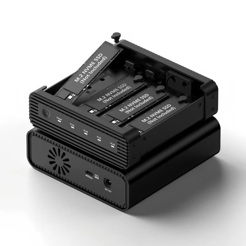 Aluminum M2 4-Bay USB4 Externa - Nvme Ssd ulasan dan harga