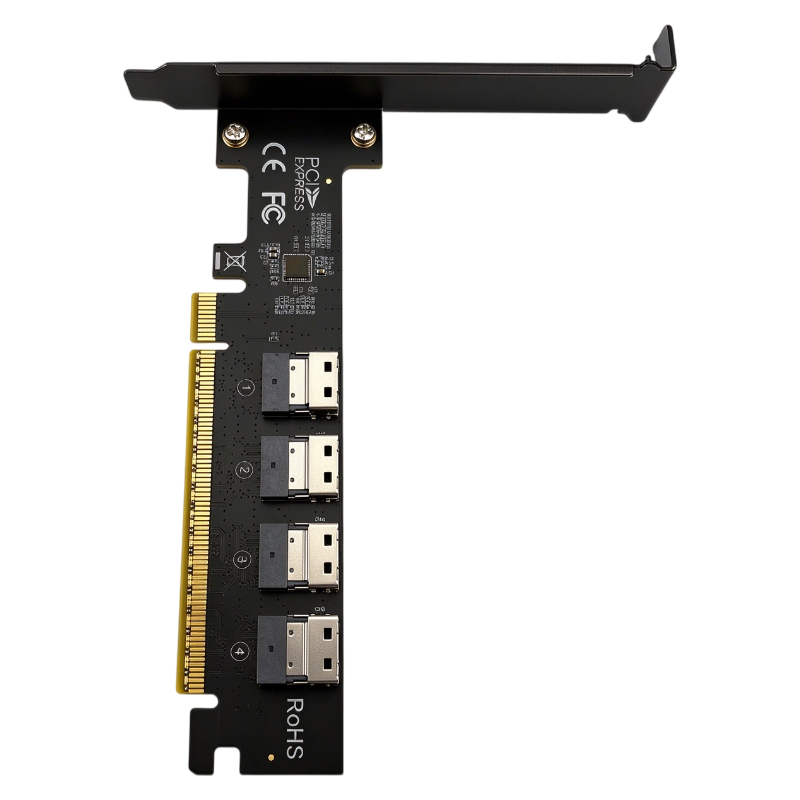 NEW 4 Port SFF-8654 4i SlimSAS - Memory Card Ssd ulasan dan harga