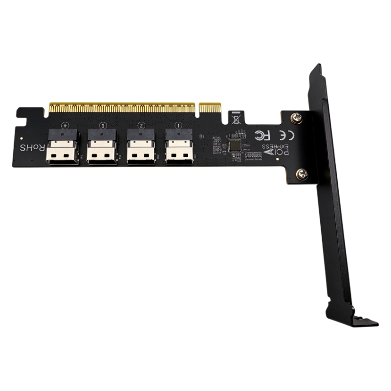 NEW 4 Port SFF-8654 4i SlimSAS - Memory Card Ssd ulasan dan harga