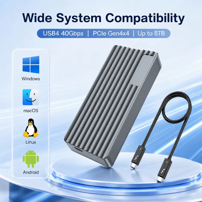 TBT3/USB4 M.2 NVMe SSD Enclosu - Nvme Ssd ulasan dan harga