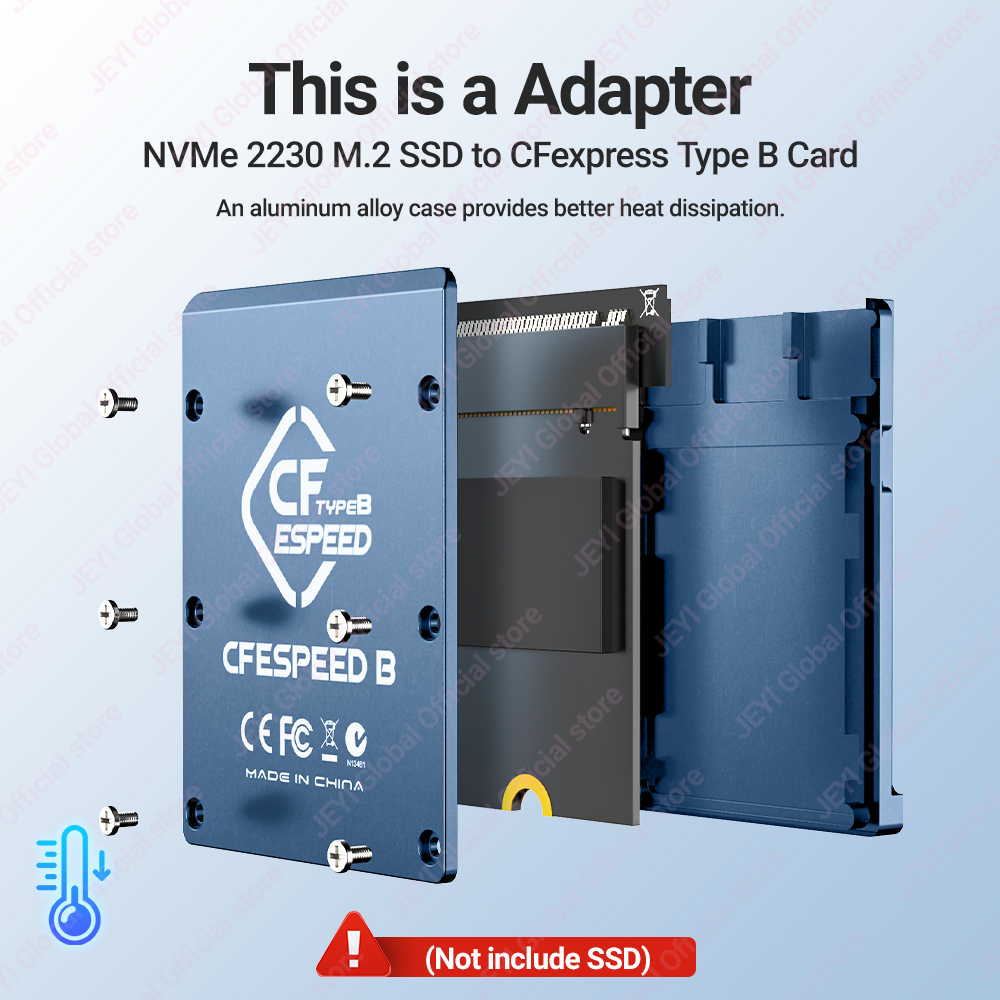 JEYI CF-Express Type-B to M.2  - Memory Card Ssd ulasan dan harga